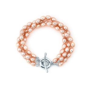Tiffany pink pearl bracelet